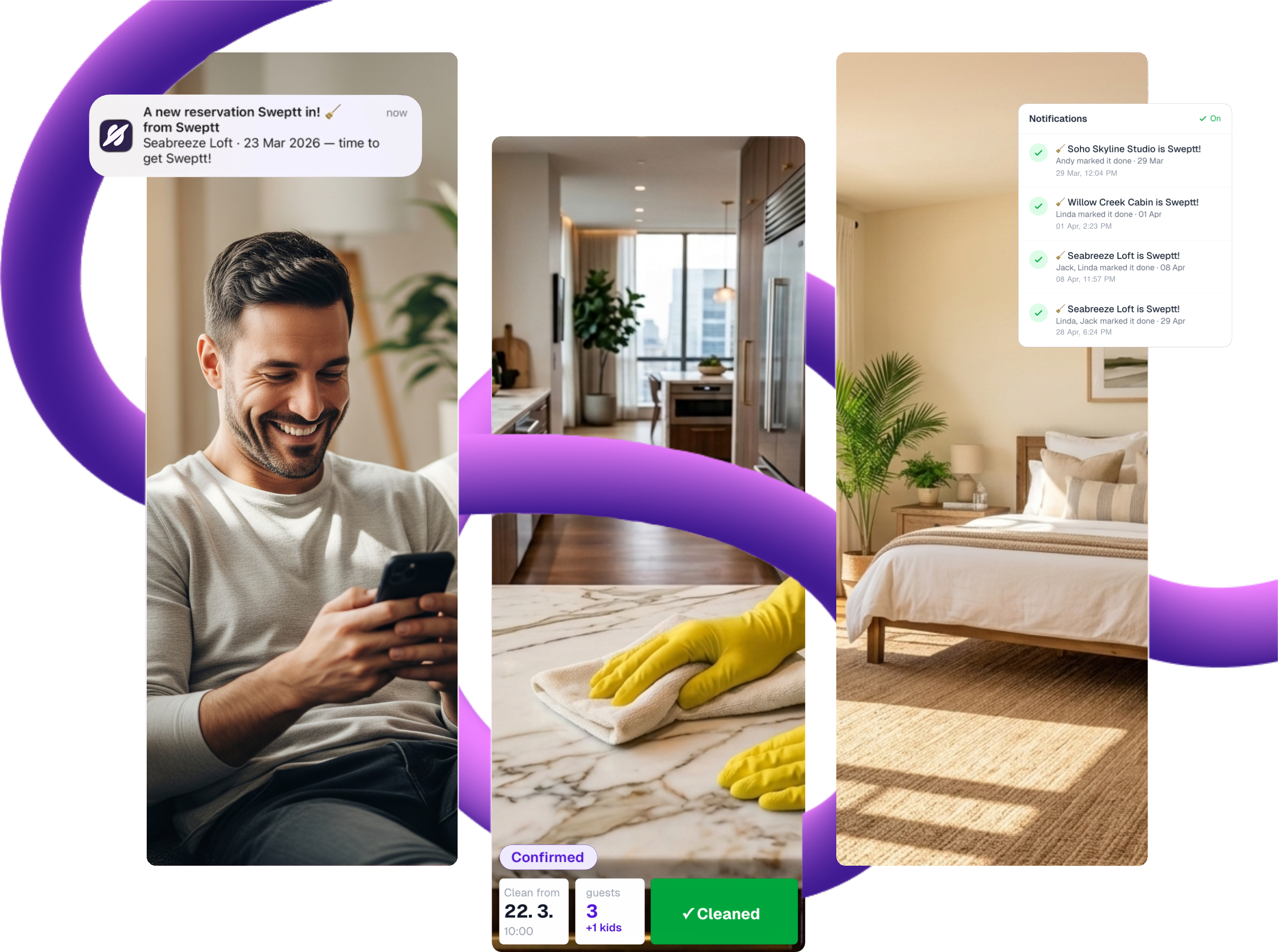 Sweptt dashboard preview